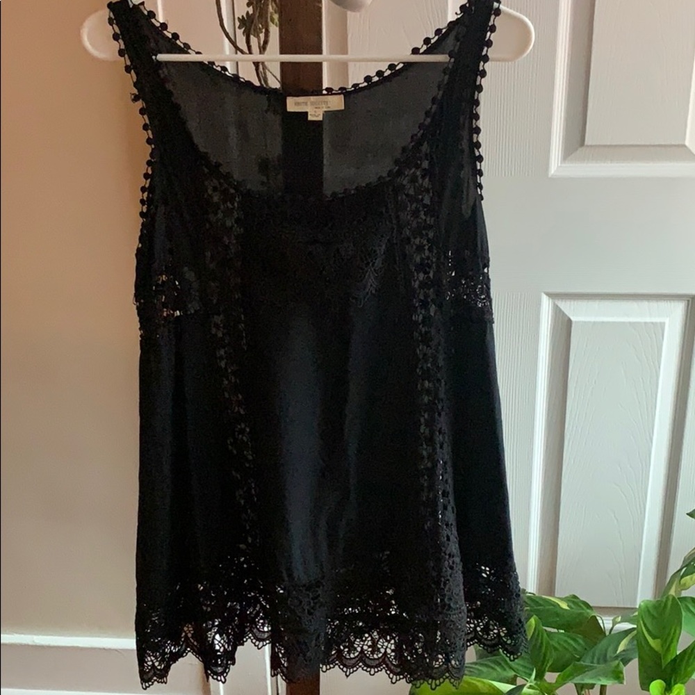 Haute Society Lace Trim Slip Dress